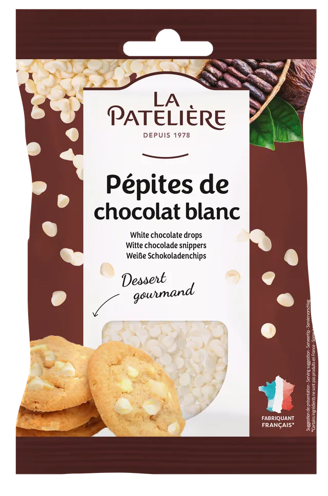 La Patelière Chocolats Pépites chocolat blanc cookies