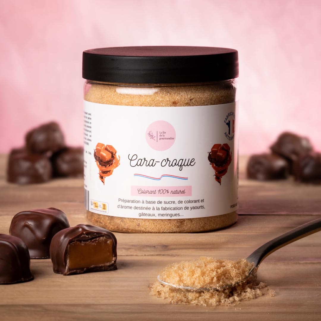 La fée de la gourmandise Sucres aromatisés Cara-croque sucre caramel Baby 50G