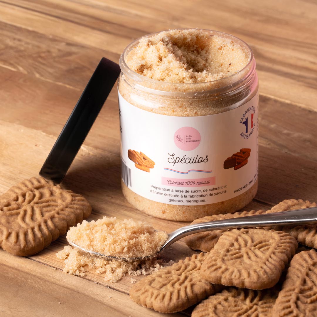 La fée de la gourmandise Sucre Spéculoos Baby pot 50G pâtisserie
