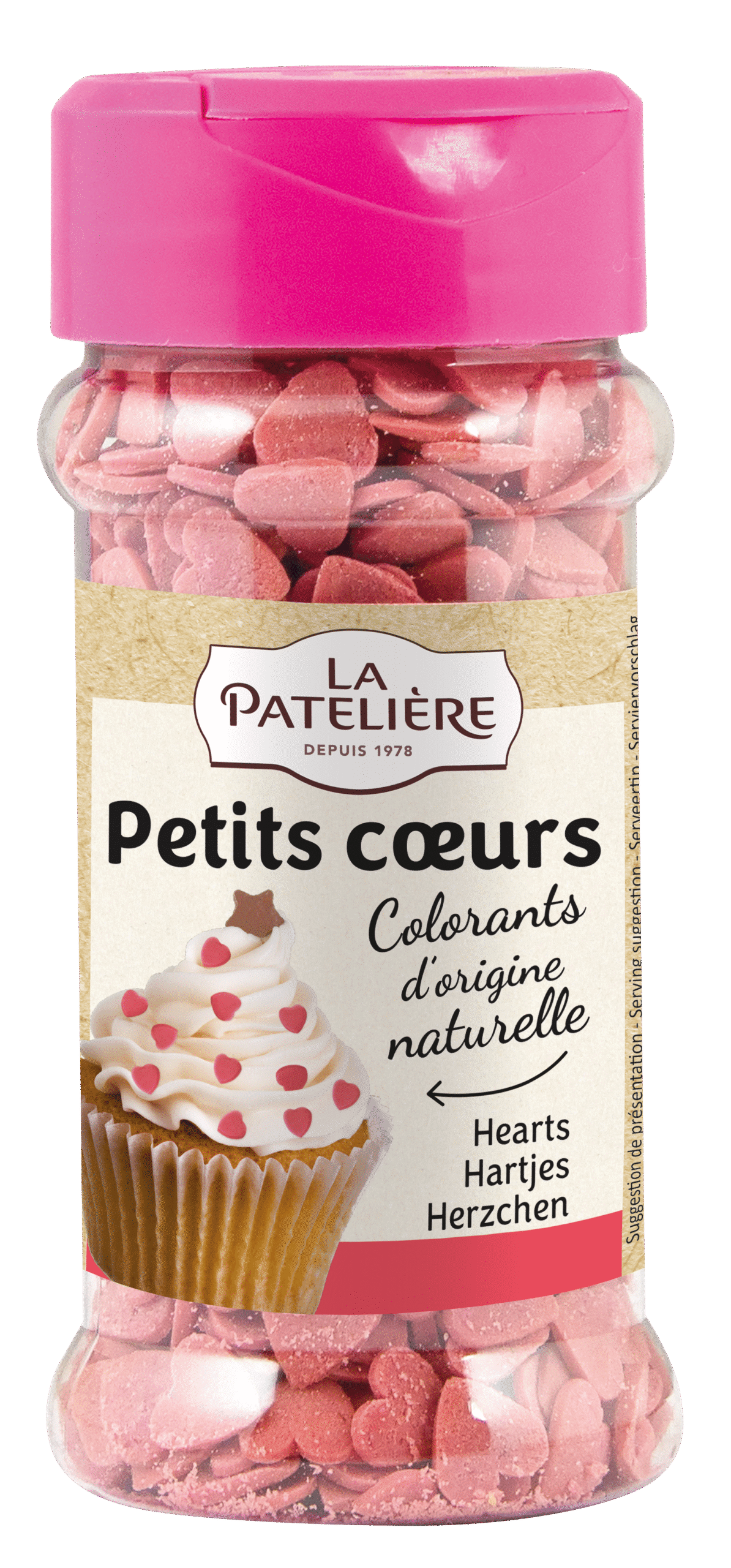 La Patelière Secrets Cœurs en Sucre Décor Naturel