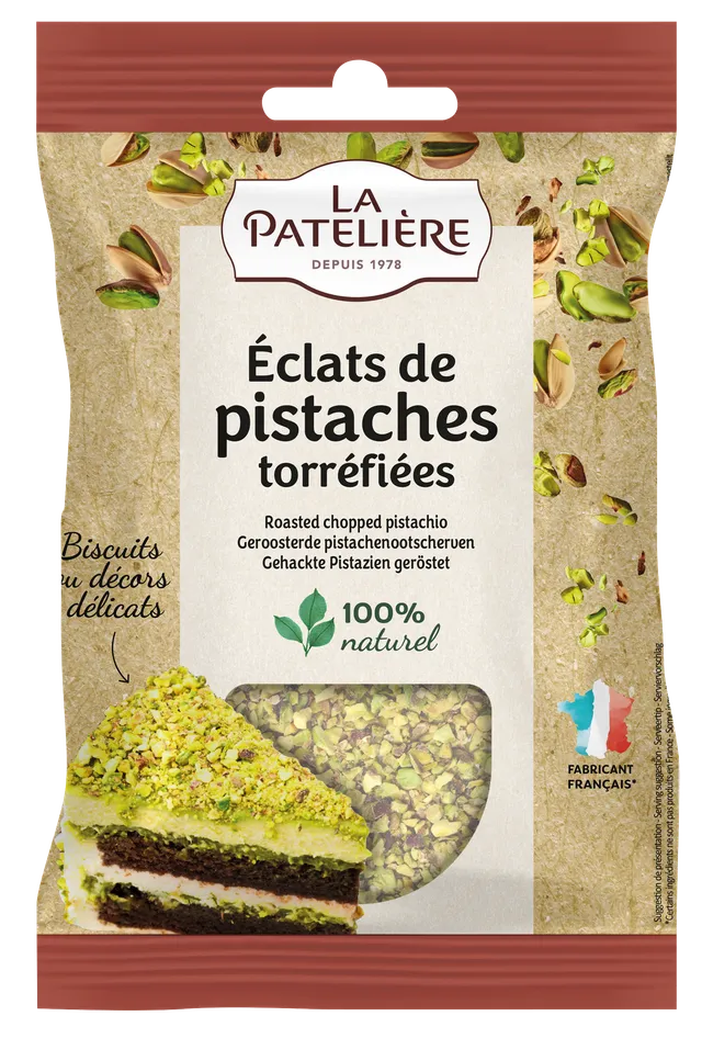 La Patelière Fruits secs Éclats de pistaches torréfiées fruits secs croquant