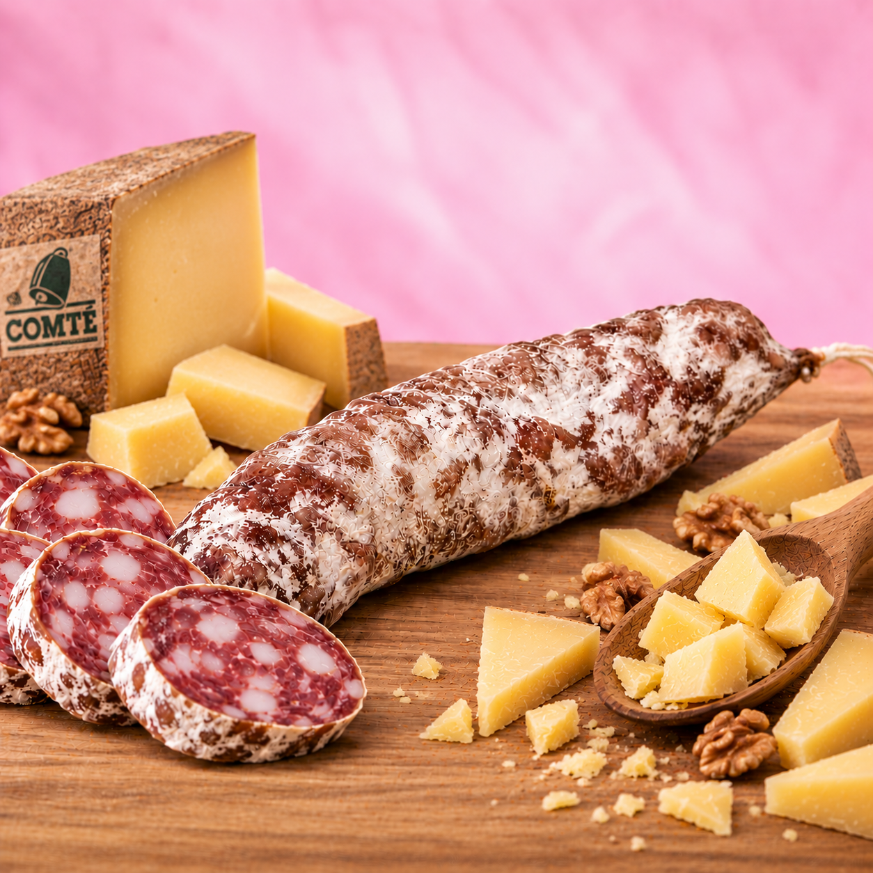La fée de la gourmandise Saucisson Comté saucisson sec 170 g artisanal