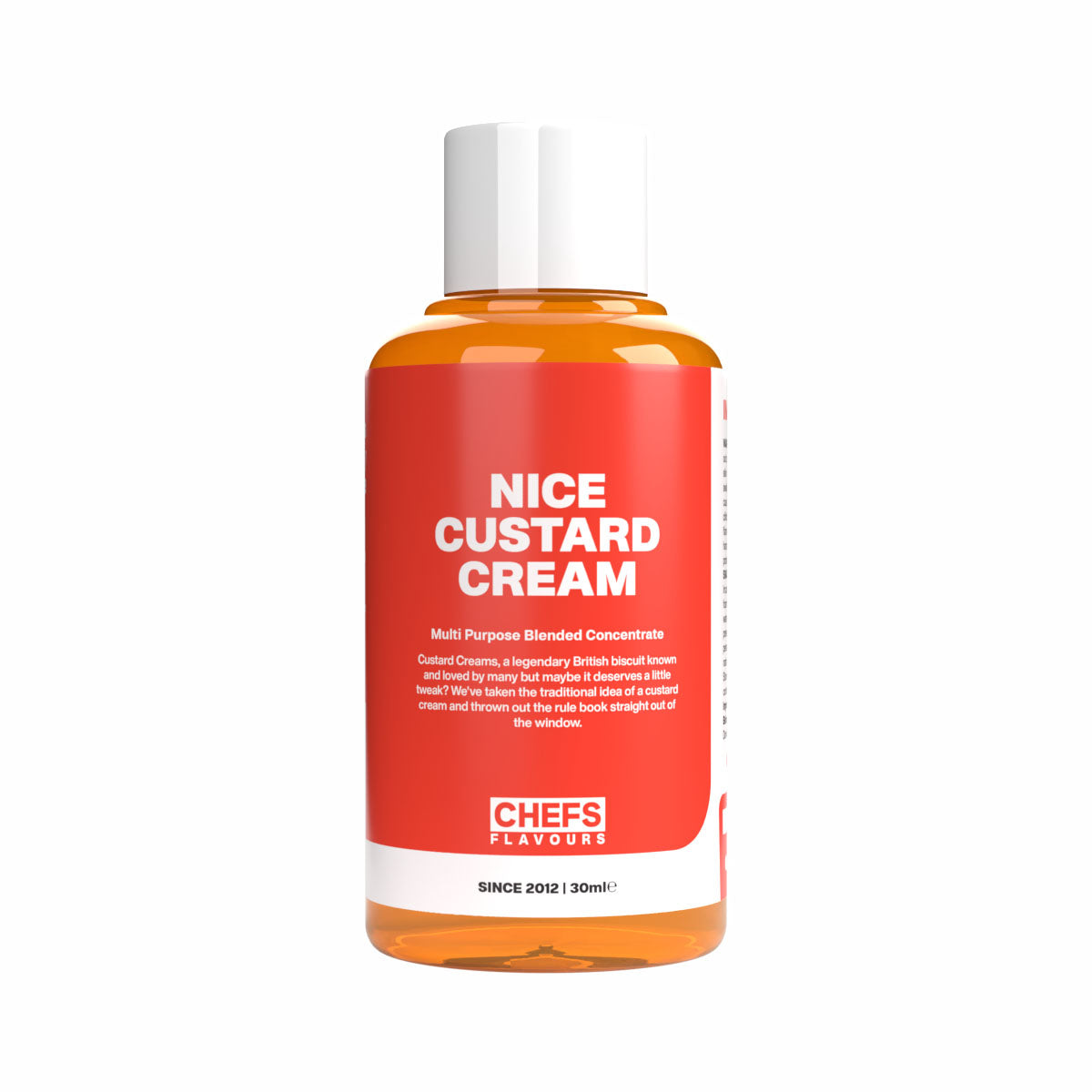 Chefs Flavours Nice Custard Cream arôme concentré 30ml vanille