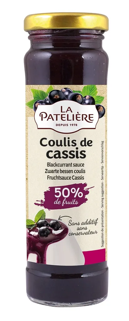 La Patelière Coulis Cassis 50% Fruit Nappage