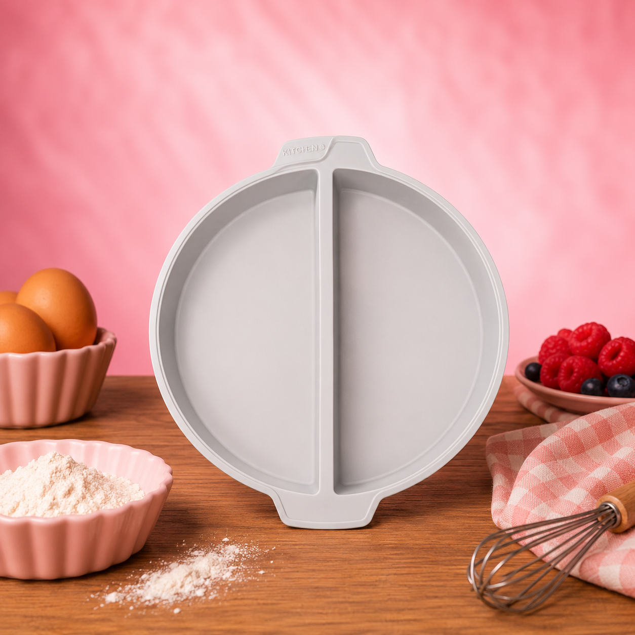 La fée de la gourmandise Moule Silicone Gâteau Duo double cuisson