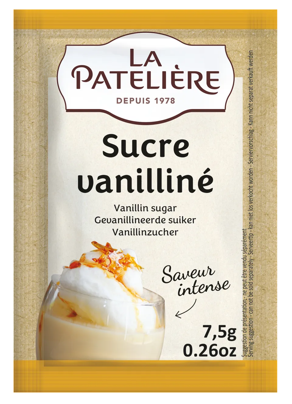 La Patelière Vanilles et Épices Sucre Vanilliné Vanille Dessert