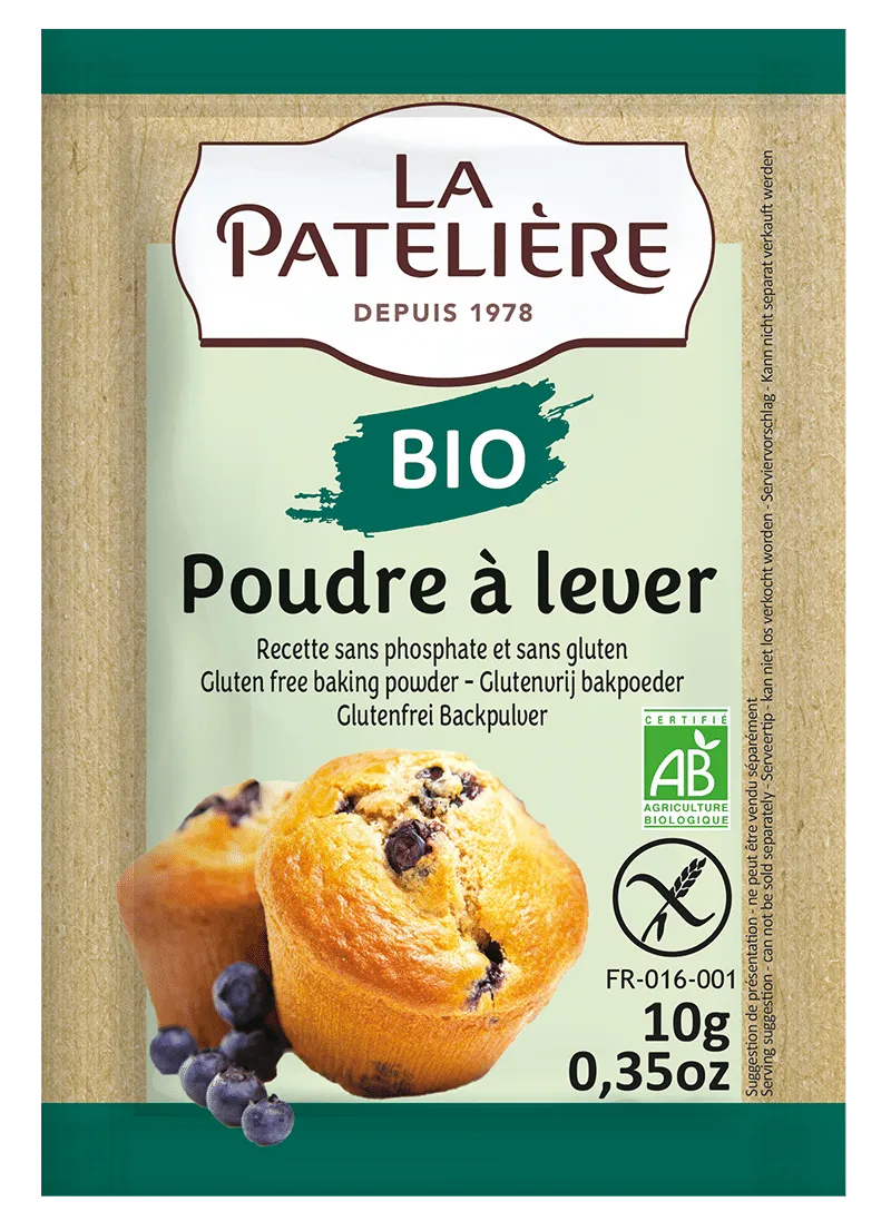 La Patelière Sucres et levures levure chimique sans phosphate