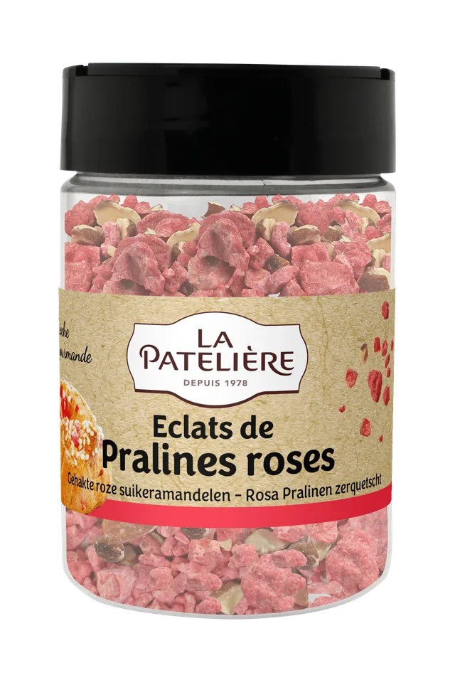 La Patelière Pralines roses concassées brioche dessert