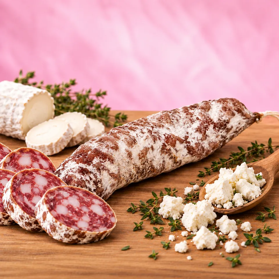 La fée de la gourmandise Saucisson Chèvre sec 170 g