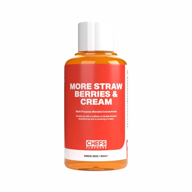 Chefs Flavours More Strawberries & Cream arôme 30ml fraise