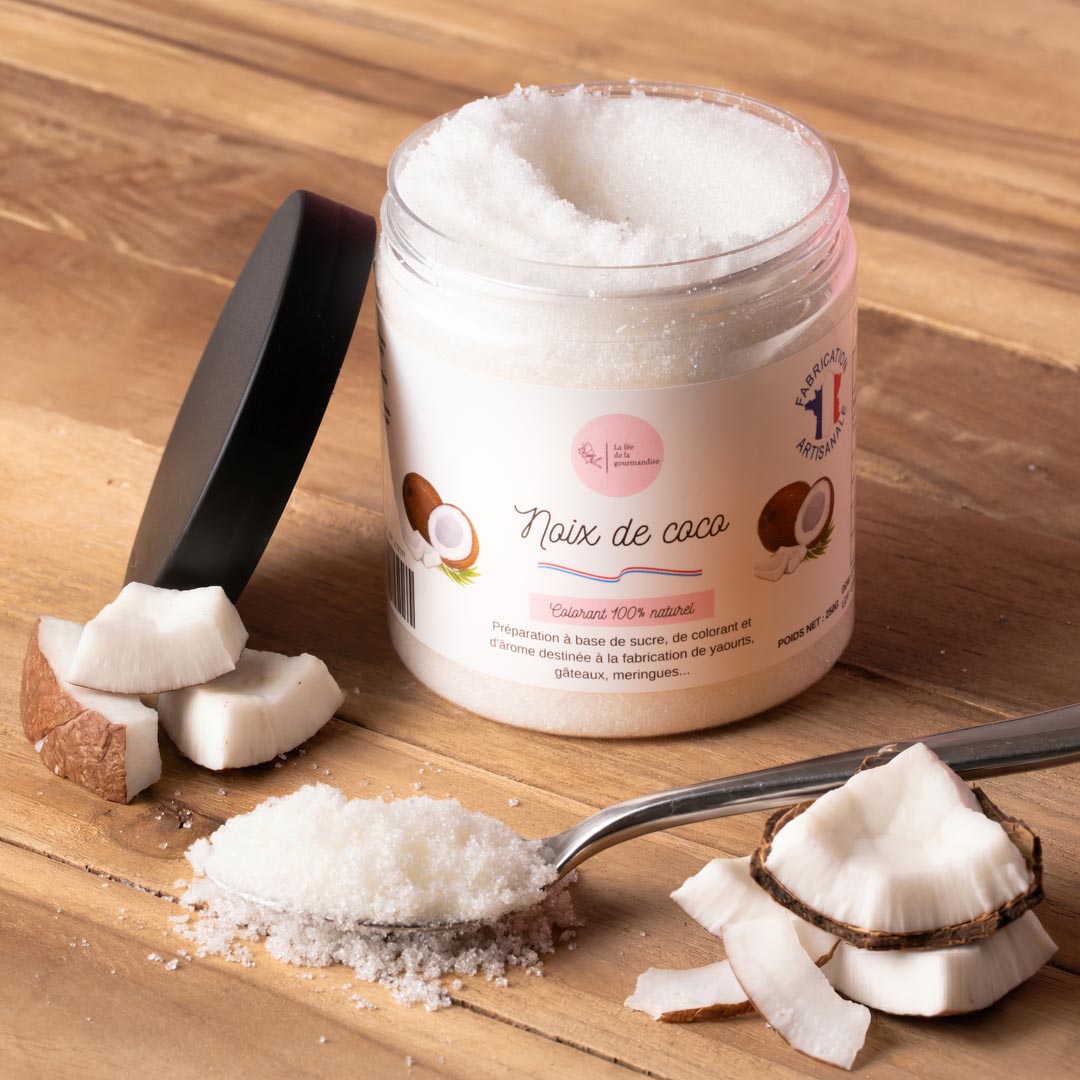 La fée de la gourmandise Sucres aromatisés sucre coco baby pot 50g