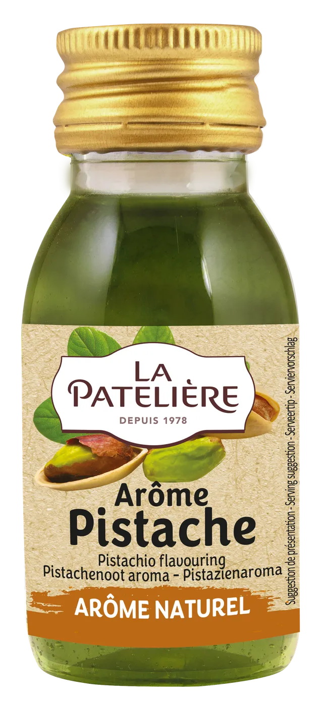 La Patelière Arôme Pistache Naturel 60 ml Financier Mousse