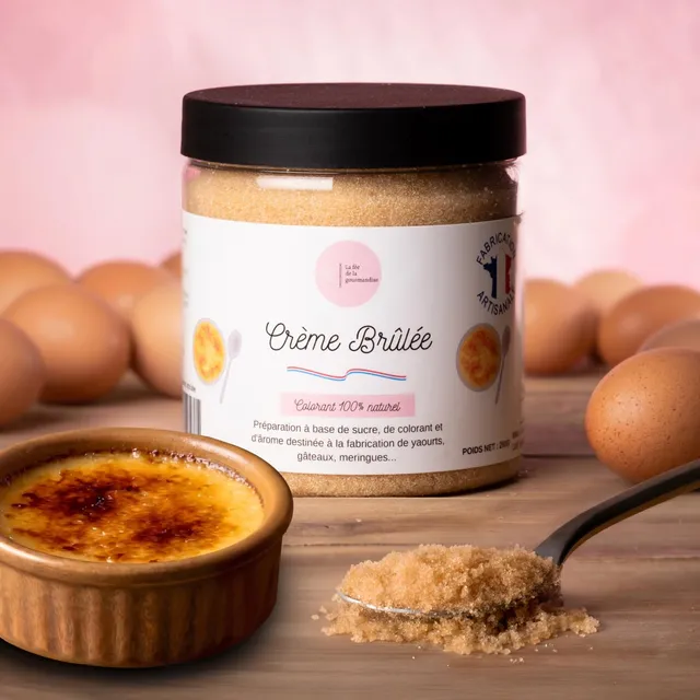 La fée de la gourmandise Sucres aromatisés crème brûlée Baby 50G