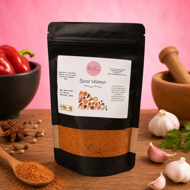 La fée de la gourmandise Épices Rôtisseurs 200g paprika curry