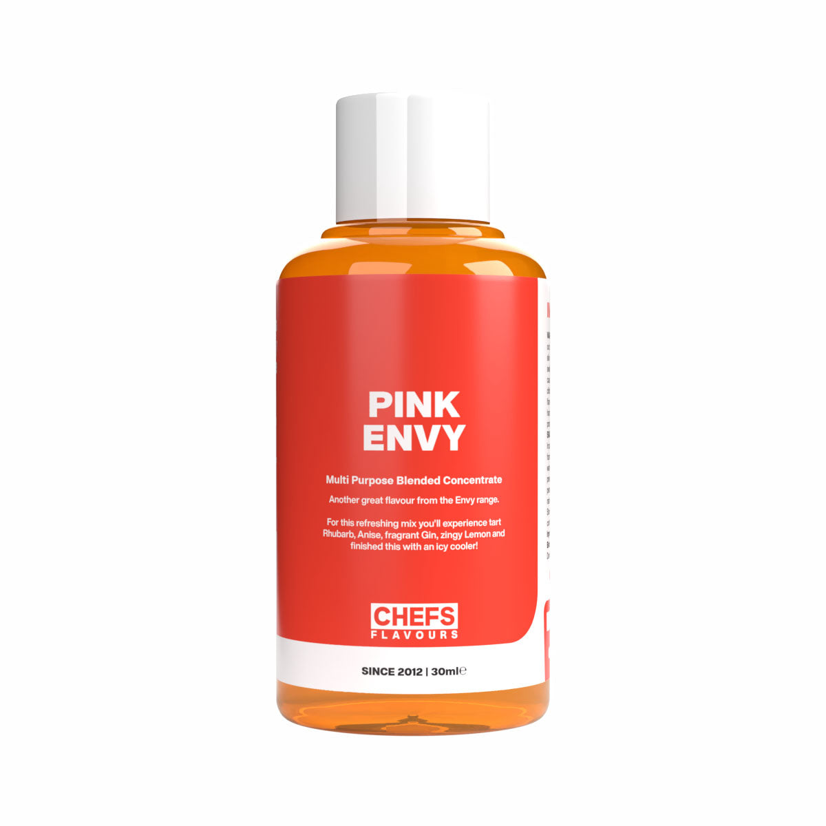 Chefs Flavours Pink With Envy concentré aromatique 30 ml rhubarbe