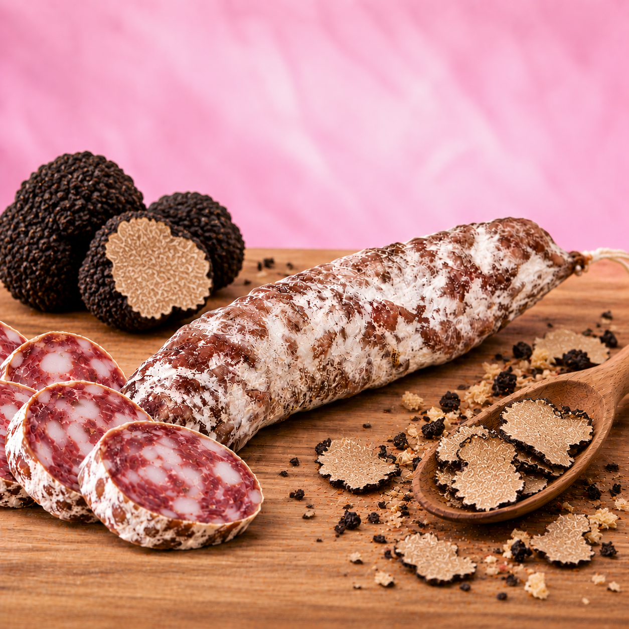 La fée de la gourmandise Saucisson Truffe 170 g sec