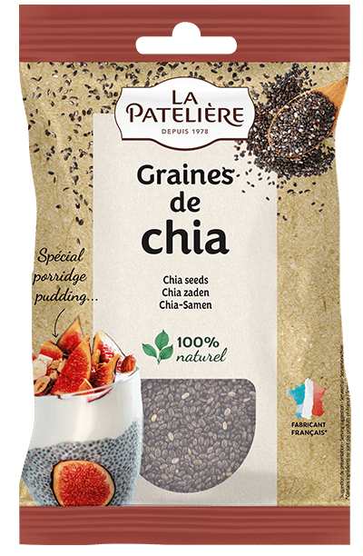 La Patelière Fruits secs graines de chia pouvoir gonflant