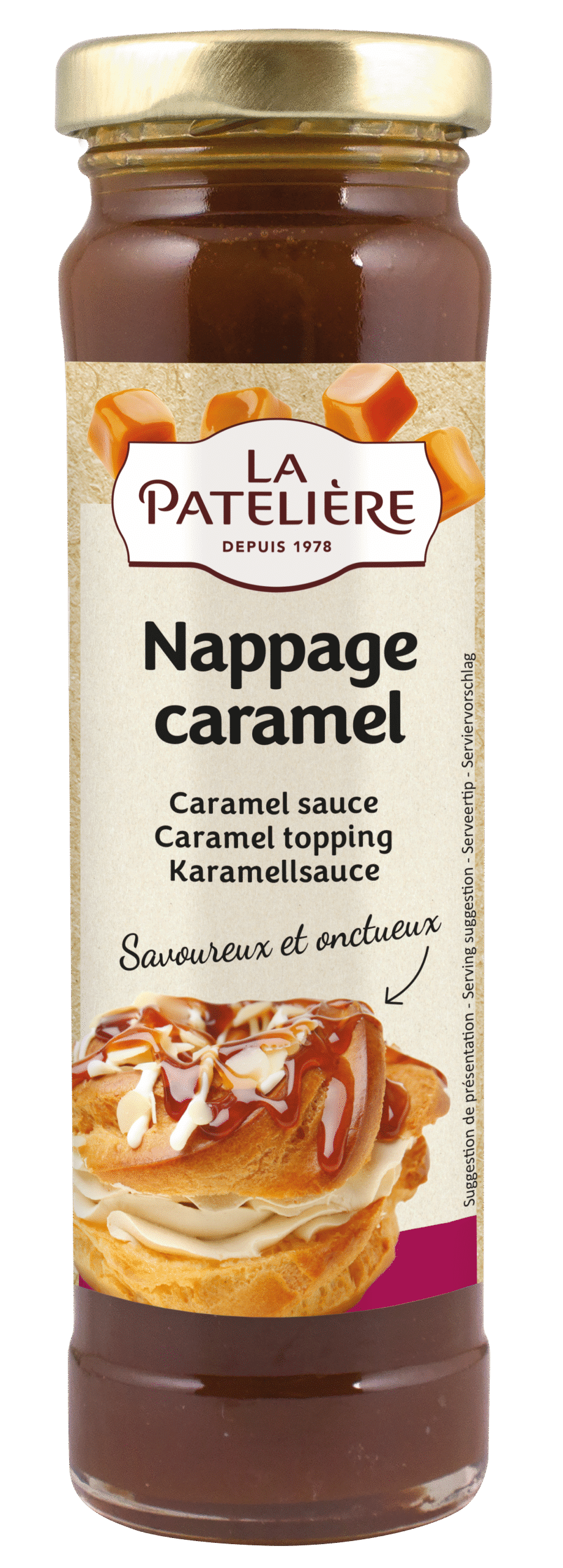 La Patelière Caramel topping coulis caramel desserts