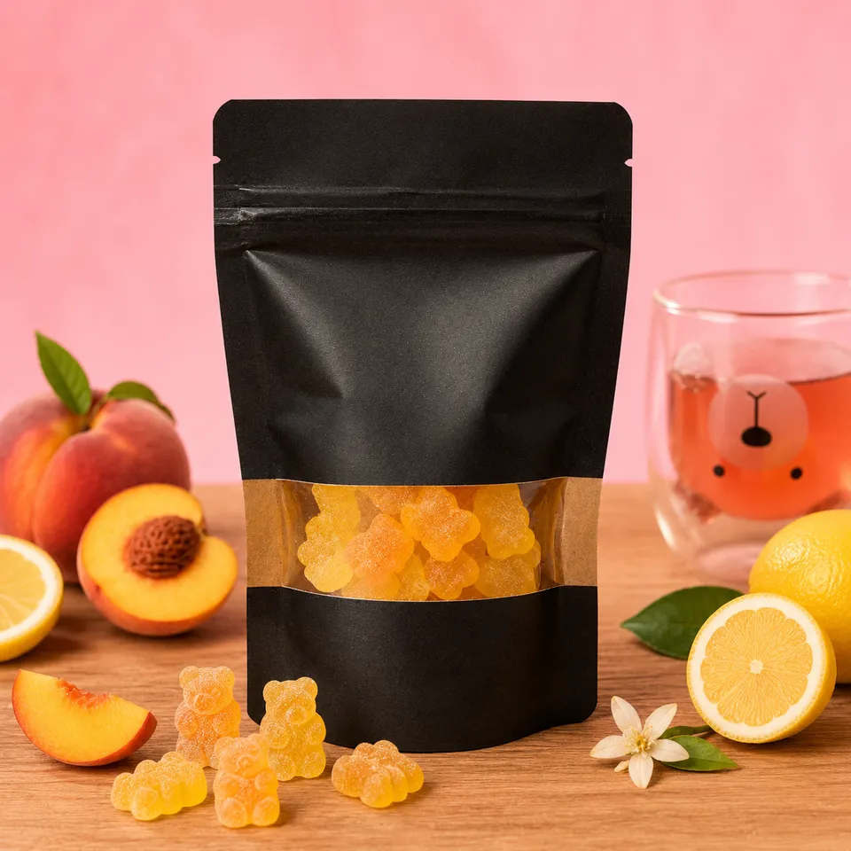 La fée de la gourmandise Pêche citron ourson infusion fruité