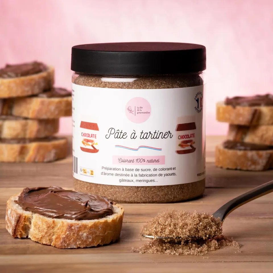 La fée de la gourmandise sucre pâte à tartiner aromatisé 250g chocolat