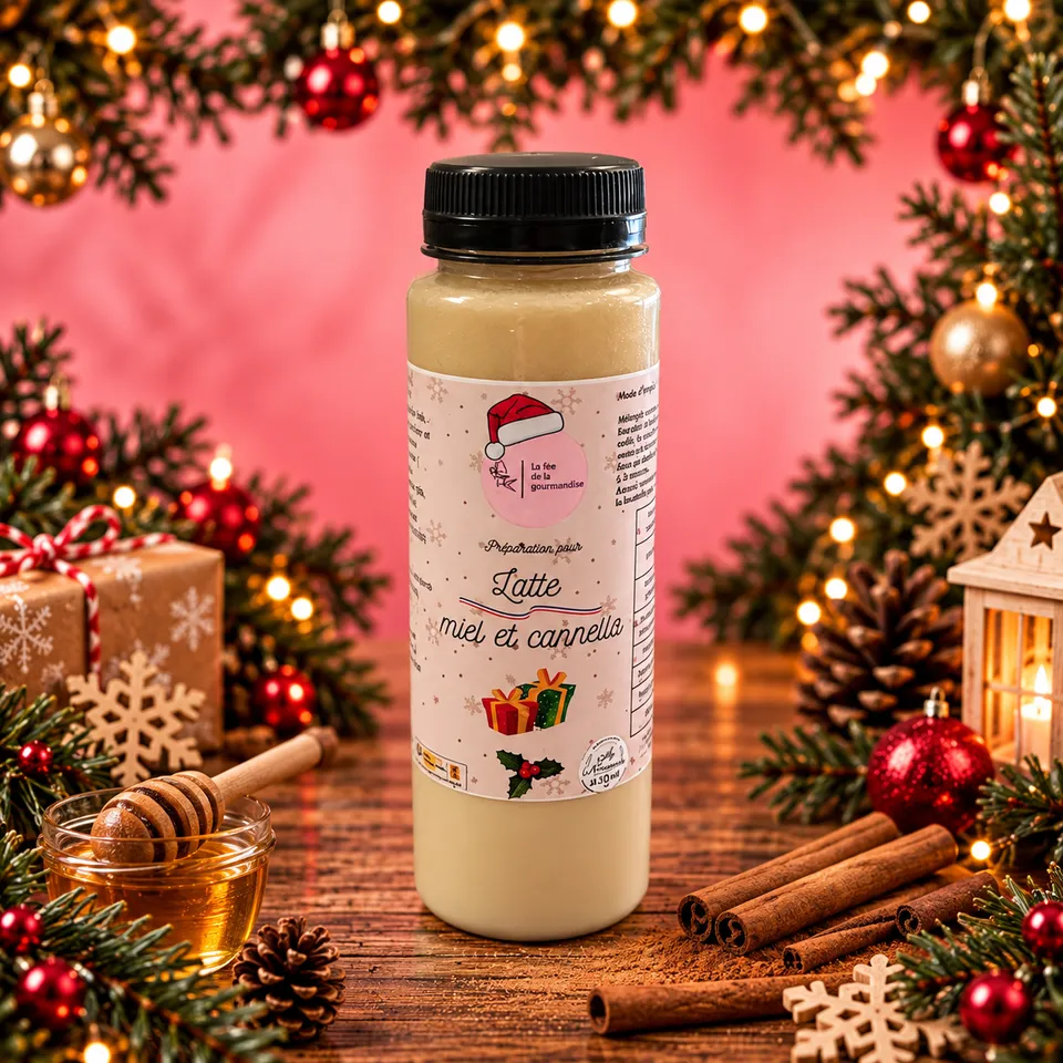 La fée de la gourmandise Préparation Latte Miel Cannelle 160G