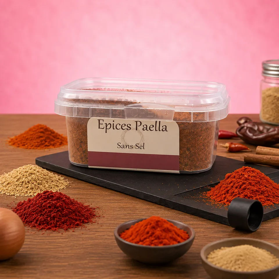La fée de la gourmandise Sels aromatisés épices paella 80G