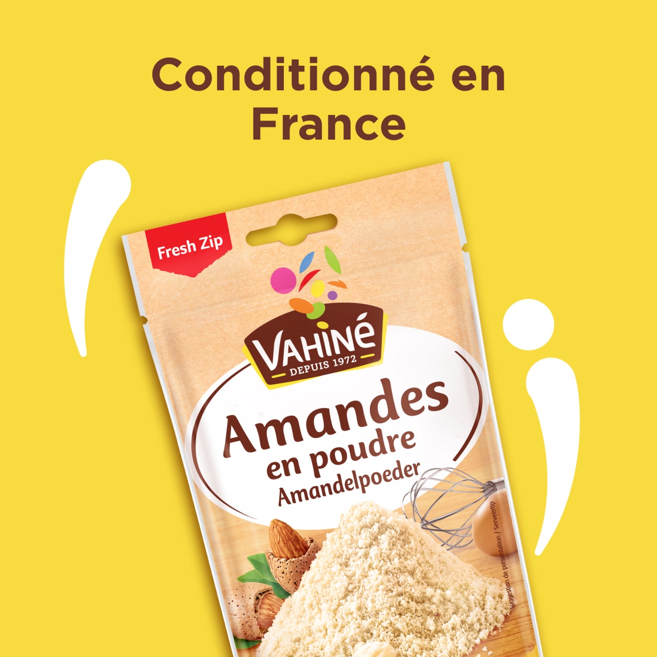 Vahiné Amandes en Poudre poudre d'amande texture fine