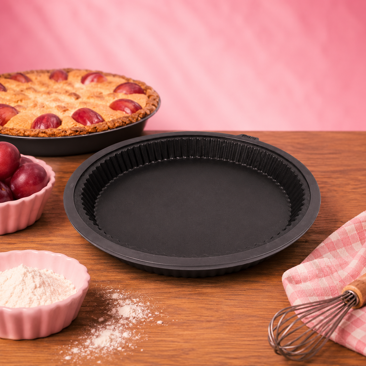 La fée de la gourmandise Moule à tarte micro-perforé 30 cm