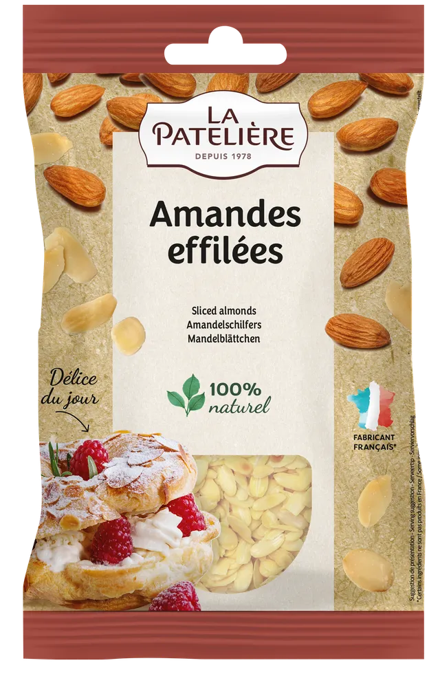 La Patelière Fruits secs Amandes effilées croquant pâtisserie