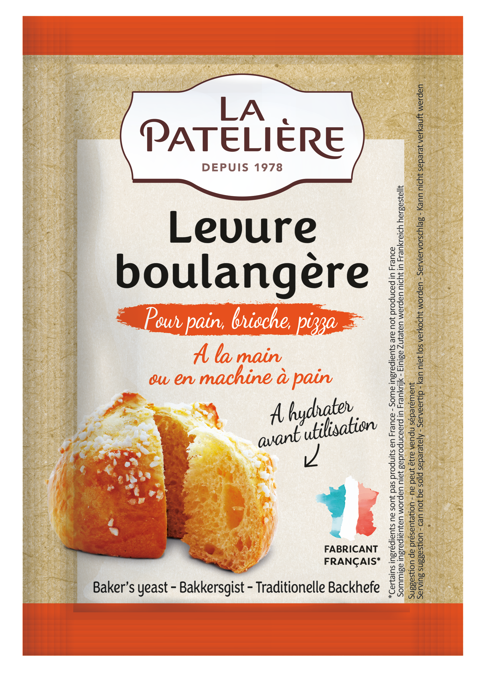 La Patelière Levure Boulangère Sèche Pains Maison