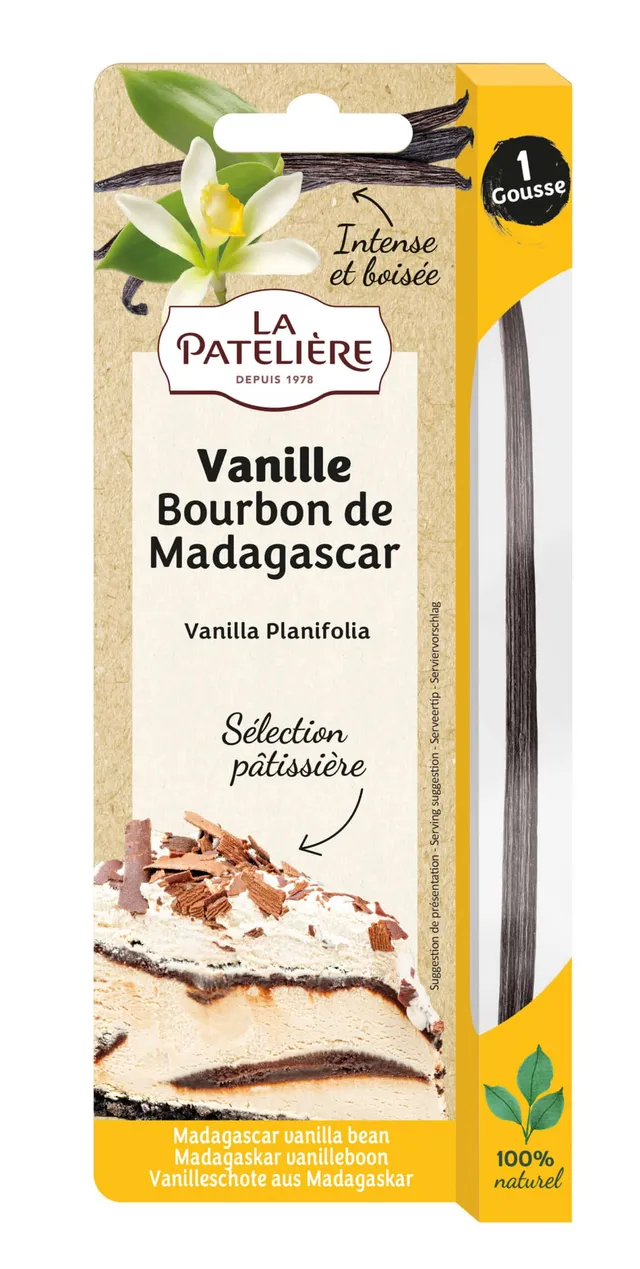 La Patelière Vanilles et épices gousse vanille Bourbon 2 g