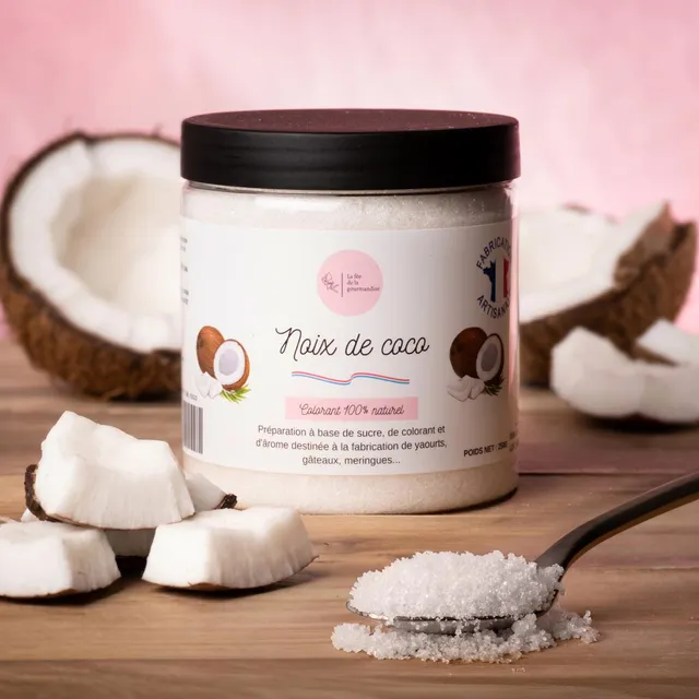 La fée de la gourmandise Sucres aromatisés sucre coco baby pot 50g