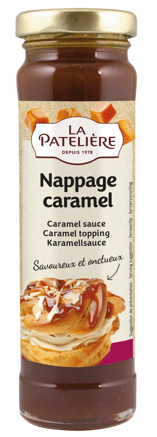La Patelière Caramel topping coulis caramel desserts