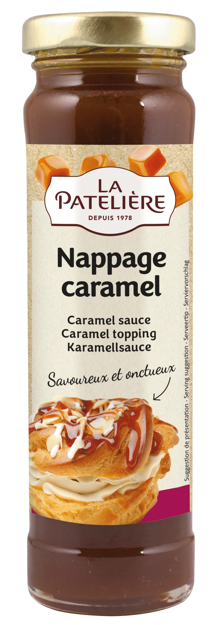 La Patelière Coulis et nappages Nappage caramel dessert onctueux