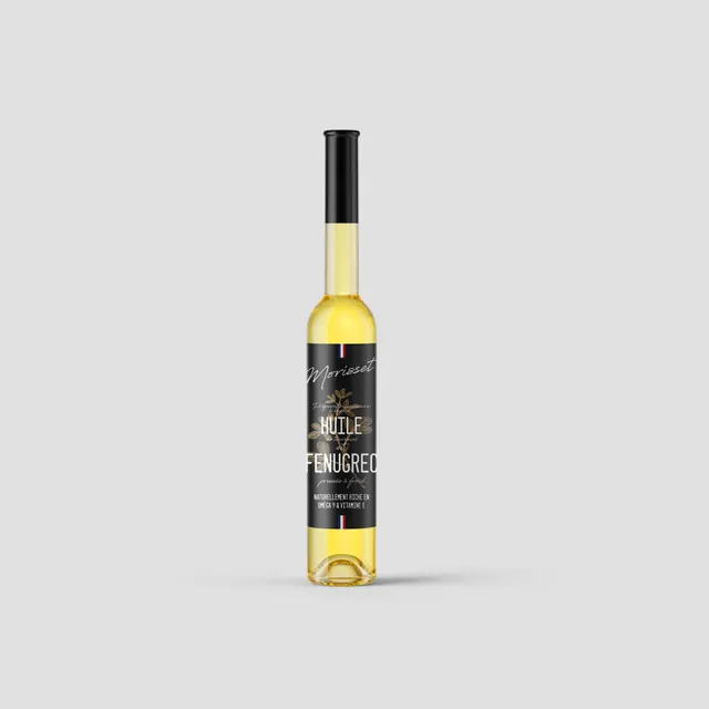 Huilerie Morisset Huile de Fenugrec pressée à froid 20cL assaisonnement