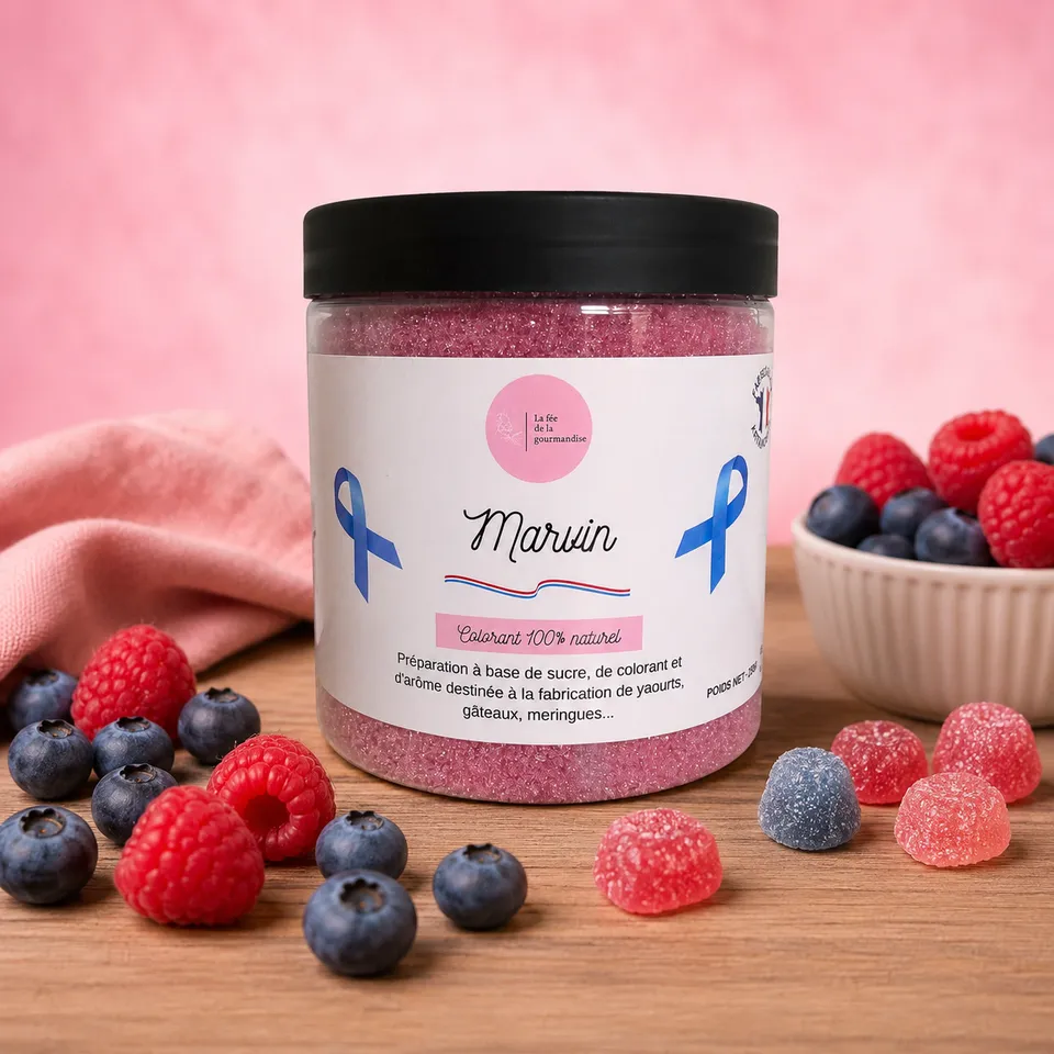 La fée de la gourmandise Sucres aromatisés Marvin sucre parfumé