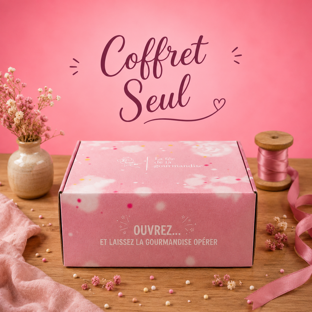 La fée de la gourmandise Coffret Seul vide à garnir idée cadeau