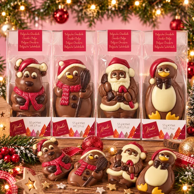 La fée de la gourmandise moulage chocolat Noël 55g aléatoire