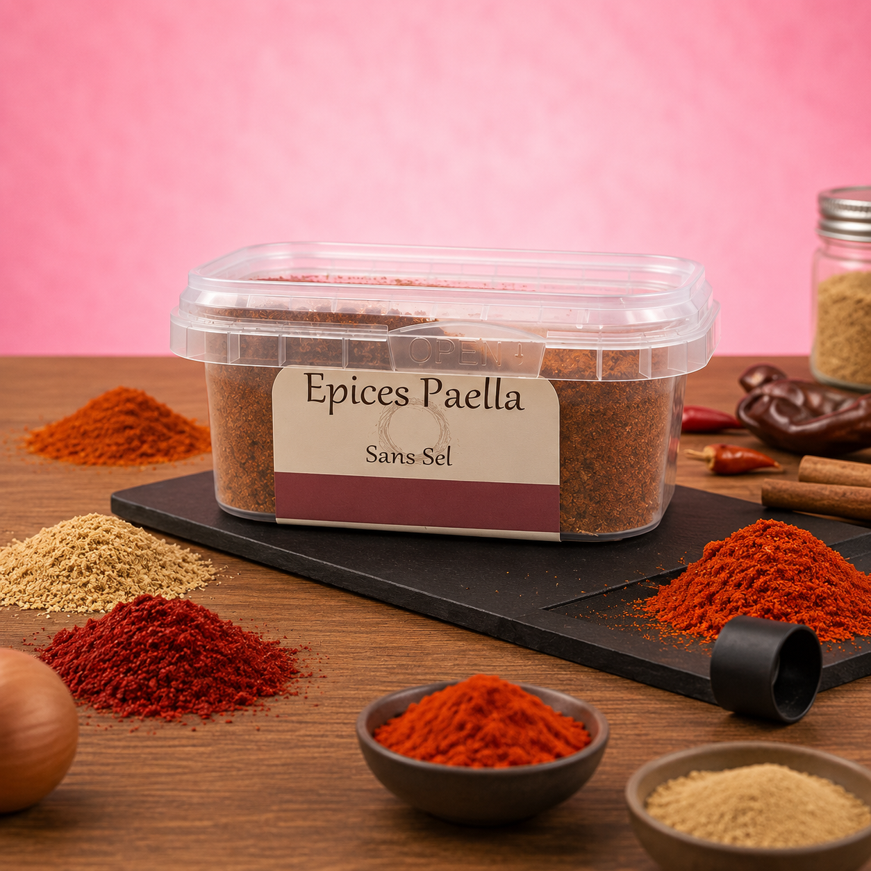 La fée de la gourmandise Sels aromatisés épices paella 80G