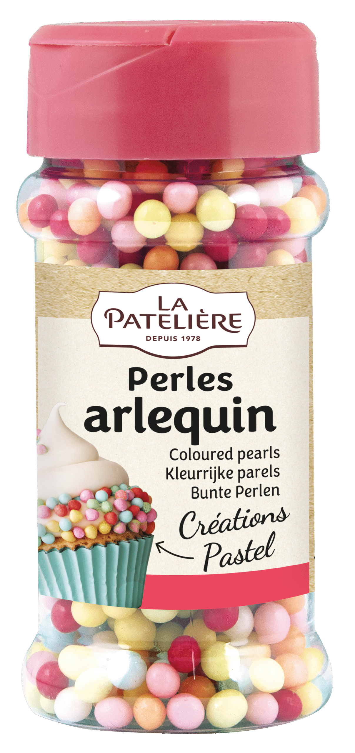 La Patelière Fruits secs Perles Arlequin sucrées décoration