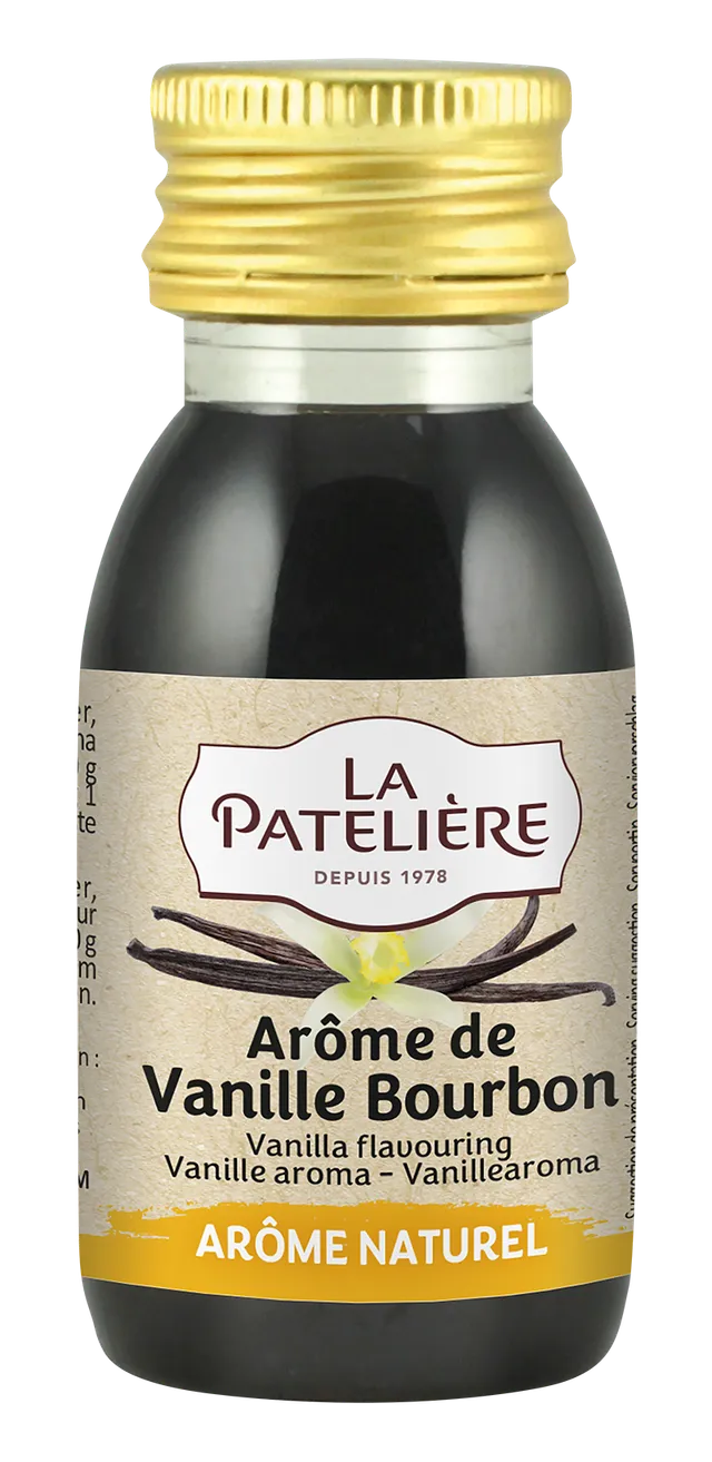 La Patelière Arôme vanille 6% grains pâtisserie liquide