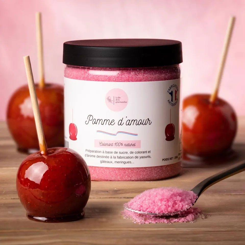 La fée de la gourmandise Sucres aromatisés Pomme d'amour 50 g