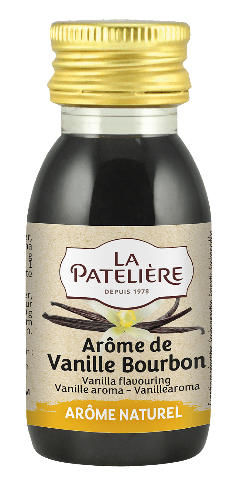 La Patelière Arômes vanille naturelle 6% aux gousses parfum intense