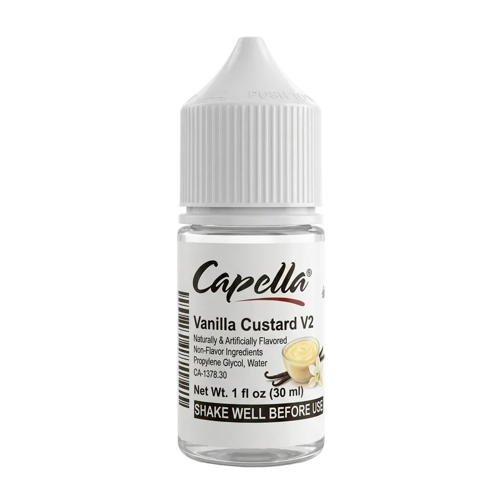 Capella Vanilla Custard V2 arôme pâtisserie 30ml crème vanille
