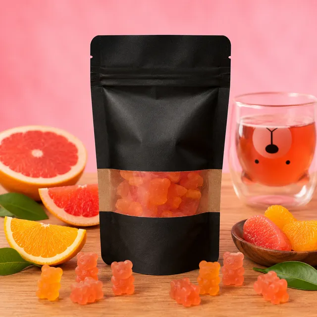 La fée de la gourmandise Oursons Infusion ourson pamplemousse orange lot 10