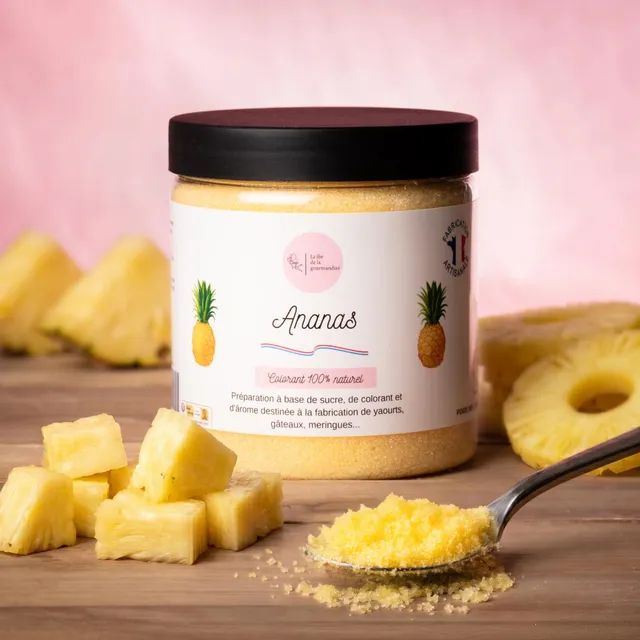 La fée de la gourmandise sucre ananas aromatisé baby pot 50 g