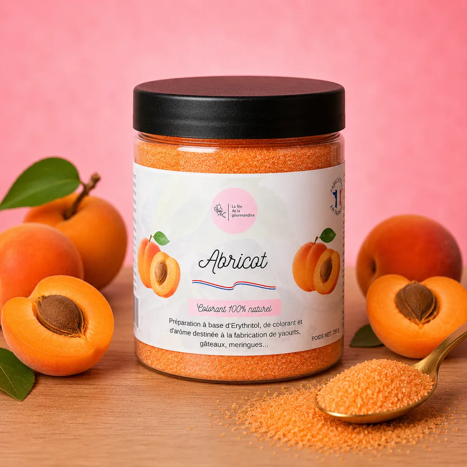 La fée de la gourmandise érythritol abricot sans sucre 250g