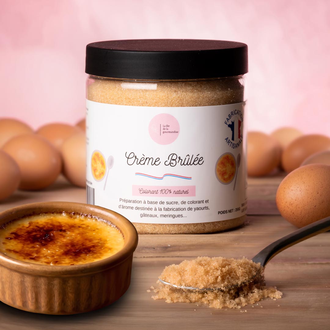 La fée de la gourmandise Sucres aromatisés crème brûlée Baby 50G