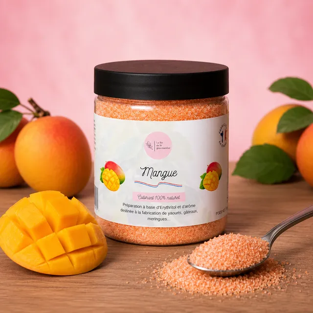 La fée de la gourmandise Univers Sans Sucre Érythritol Mangue 250 g