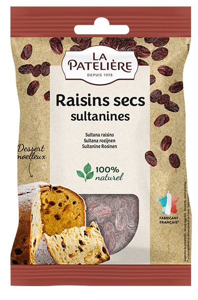 La Patelière Fruits secs raisins sultanines moelleux